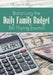 Balancing the Daily Family Budget Bill Paying Journal by @journals Notebooks