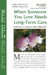 When Someone Needs Long-Term Care -12 Pk by Jewish Lights Publishing