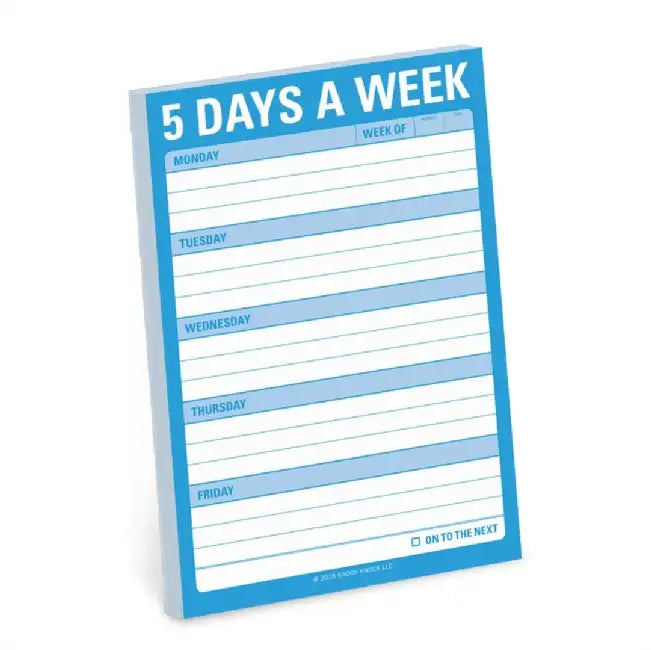 Knock Knock 5 Days A Week Great Big Sticky Note
