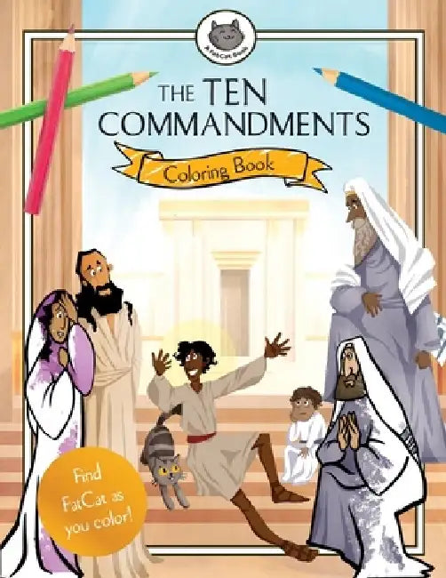 The Ten Commandments Coloring Book by Natasha Kennedy