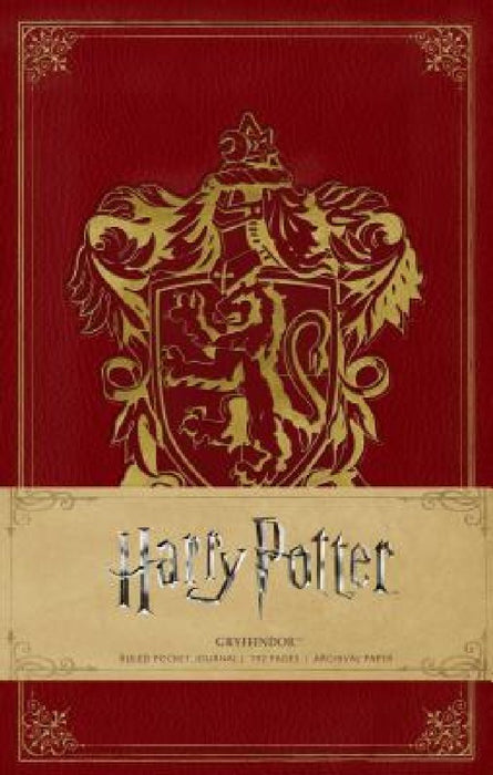 Harry Potter: Gryffindor Ruled Pocket Journal by Insight Editions
