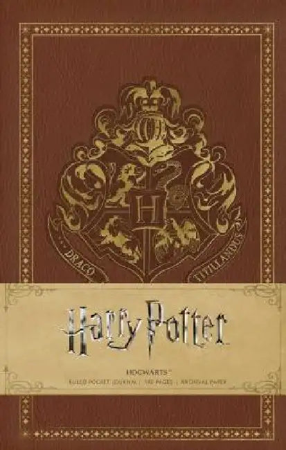 Harry Potter: Hogwarts Ruled Pocket Journal by Insight Editions
