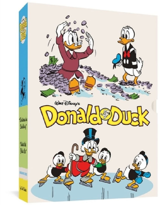 Walt Disney's Donald Duck Gift Box Set Christmas in Duckburg & Under the Polar Ice: Vols. 21 & 23 by Carl Barks