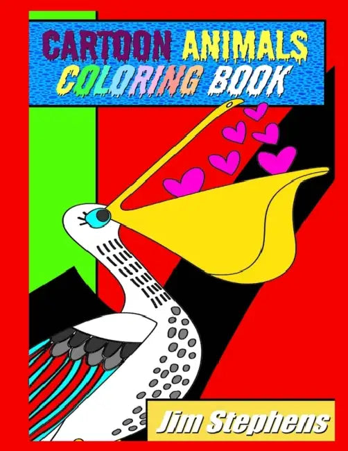 Cartoon Animals Coloring Book by Jim Stephens