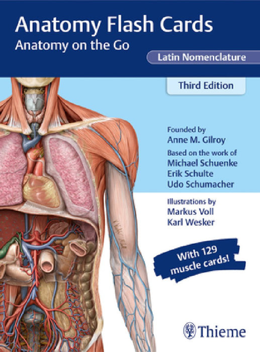 Anatomy Flash Cards, Latin Nomenclature: Anatomy on the Go