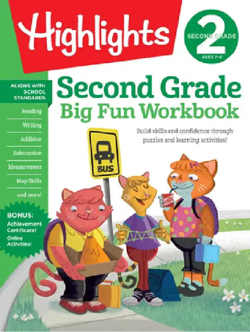 The Big Fun Second Grade Workbook by Highlights
