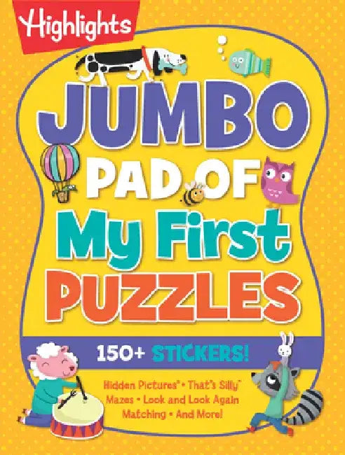 Jumbo Pad of My First Puzzles by Highlights