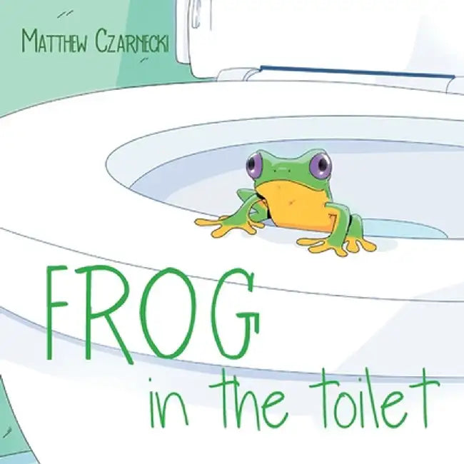 Frog in the toilet by Matthew Czarnecki