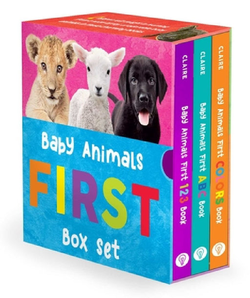 Baby Animals First Box Set: 123, Abc, Colors by Alexandra Claire