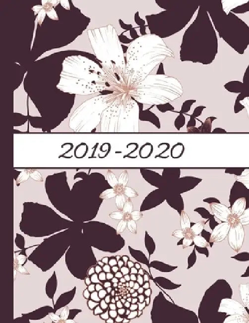 Lesson Plan Books for Teachers 2019-2020: Pretty Flower Lilies Daily Weekly Monthly by Calikays Planners