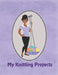 My Knitting Projects: Modern Knitting Woman With Dark Brown Skin Tone on a Purple Background, Glossy Finish by Spring Hill Stationery