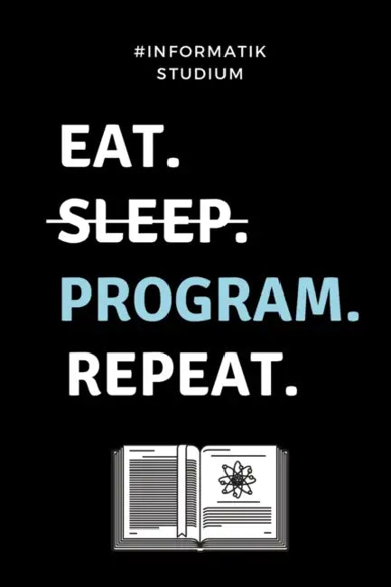 #informatik Studium Eat. Sleep. Program. Repeat.: A5 Geschenkbuch KARIERT für Informatik Studenten - Programmierer - Geschenkidee Abitur Schulabschlus by Informatik Studium