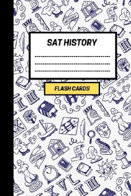 SAT History: Create your own SAT History Flash cards. Includes Spaced Repetition and Lapse Tracker (480 cards) by Active Notebooks