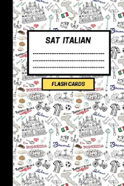 SAT Italian: Create your own SAT Italian vocabulary Flash cards. Includes Spaced Repetition and Lapse Tracker (480 cards) by Active Notebooks