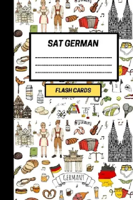 SAT German: Create your own SAT German vocabulary Flash cards. Includes Spaced Repetition and Lapse Tracker (480 cards) by Active Notebooks