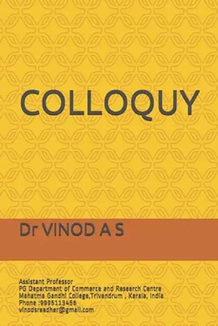 Colloquy: Book on Social Science by A. S., Vinod