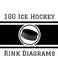 100 Ice Hockey Rink Diagrams: 100 Full Page Ice Hockey Diagrams for Coaches and Players by Ian Staddordson