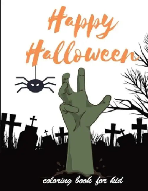 Happy Halloween: coloring book for kid by Rainbows Books
