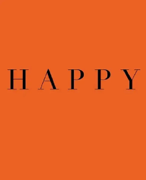 Happy: A decorative Halloween book - Stack deco books together to create a custom Halloween phrase or message in any room - P by Urban Decor Studio