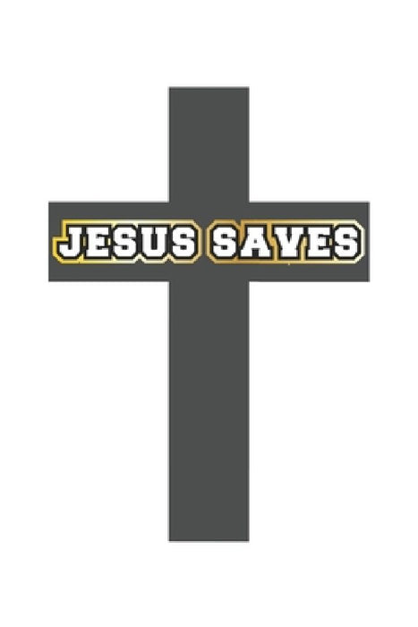 Jesus Saves: Monatsplaner, Termin-Kalender - Geschenk-Idee für gläubige Christen - A5 - 120 Seiten by D. Wolter