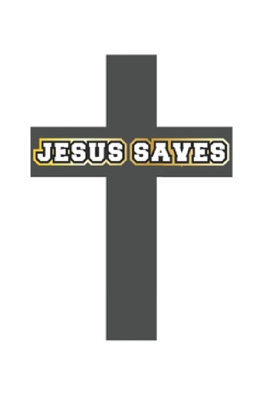 Jesus Saves: Monatsplaner, Termin-Kalender - Geschenk-Idee für gläubige Christen - A5 - 120 Seiten by D. Wolter