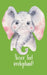 Never feel irrelephant!: Be like the little but strong elephant and make your thing. Hand-painted cute little elephant with a funny pun as a st by Gift Notebook College Ruled Pages