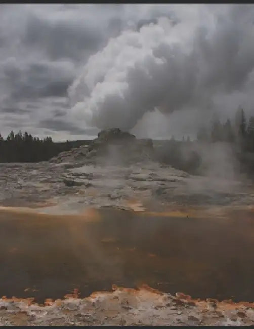 Geyser at Yellowstone by Dyngus Publishing
