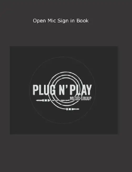 Open Mic Sign Up by Jay Bee Zay