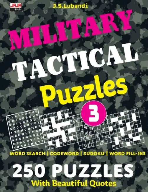 MILITARY TACTICAL Puzzles; Vol.3 by Jaja Books