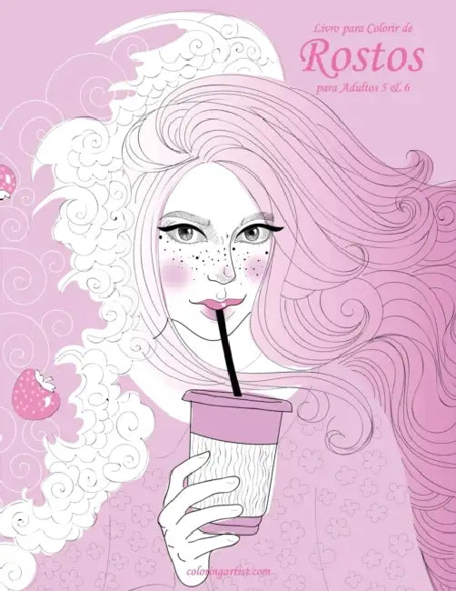 Livro para Colorir de Rostos para Adultos 5 & 6 by Nick Snels