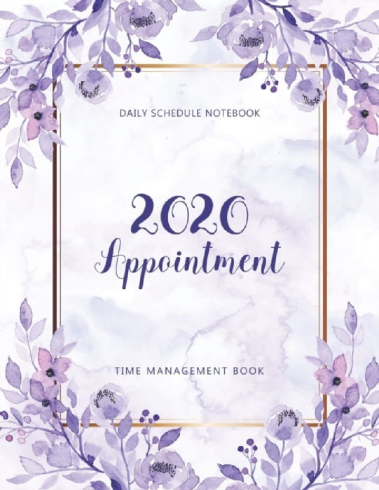 2020 Appointment Book: Appointment Book 15 Minute Increments - Schedule Organizer - Client Organize  by Willie Prints