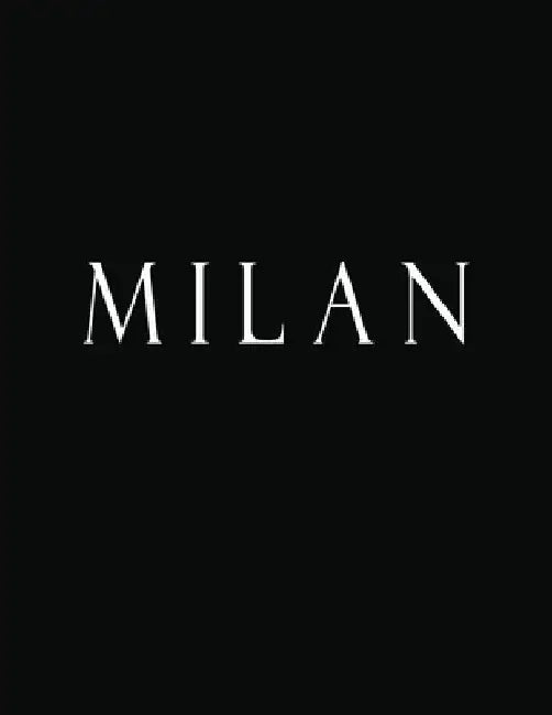 Milan: White Black Decorative Book to Stack Together on Coffee Tables, Bookshelves and Interior Design - Add Bookish Charm Decor to Your Home - Milan by Bookish Charm Decor