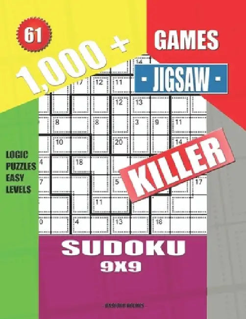 1,000 + Games jigsaw killer sudoku 9x9: Logic puzzles easy levels by Basford Holmes