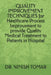 QUALITY IMPROVEMENT TECHNIQUES for Healthcare Process Improvement to provide Quality Medical Treatment to Patients in Hospital by Nimish Tomar