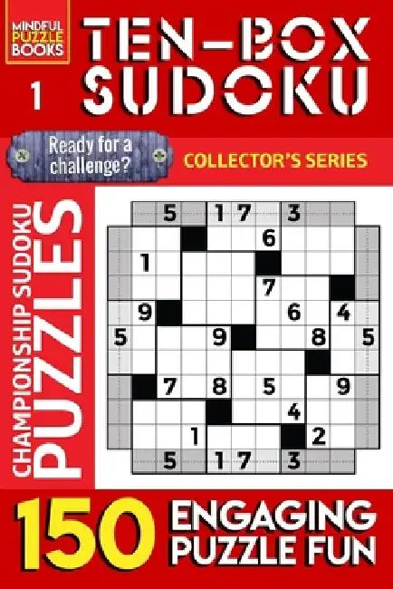 Ten-Box Sudoku: 150 Engaging Puzzle Fun by Mindful Puzzle Books