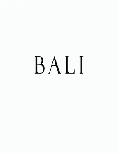 Bali: Black and White Decorative Book to Stack Together on Coffee Tables, Bookshelves and Interior Design - Add Bookish Char by Bookish Charm Decor