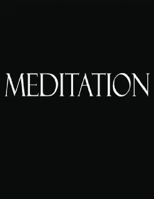 Meditation: Black and White Decorative Book to Stack Together on Coffee Tables, Bookshelves and Interior Design - Add Bookish Char by Bookish Charm Decor