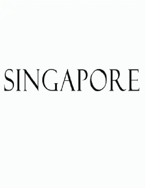 Singapore: Black and White Decorative Book to Stack Together on Coffee Tables, Bookshelves and Interior Design - Add Bookish Char by Bookish Charm Decor