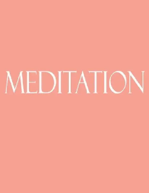 Meditation: Decorative Book to Stack Together on Coffee Tables, Bookshelves and Interior Design - Add Bookish Charm Decor to Your by Bookish Charm Decor