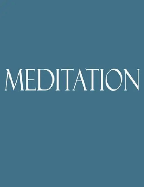 Meditation: Decorative Book to Stack Together on Coffee Tables, Bookshelves and Interior Design - Add Bookish Charm Decor to Your by Bookish Charm Decor