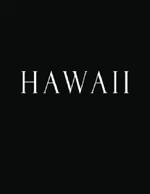 Hawaii: Black and White Decorative Book to Stack Together on Coffee Tables, Bookshelves and Interior Design - Add Bookish Char by Bookish Charm Decor