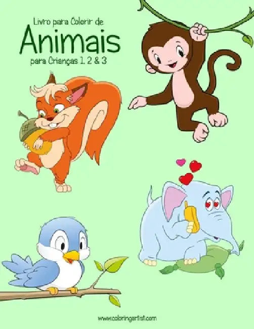Livro para Colorir de Animais para Crianças 1, 2 & 3 by Snels, Nick