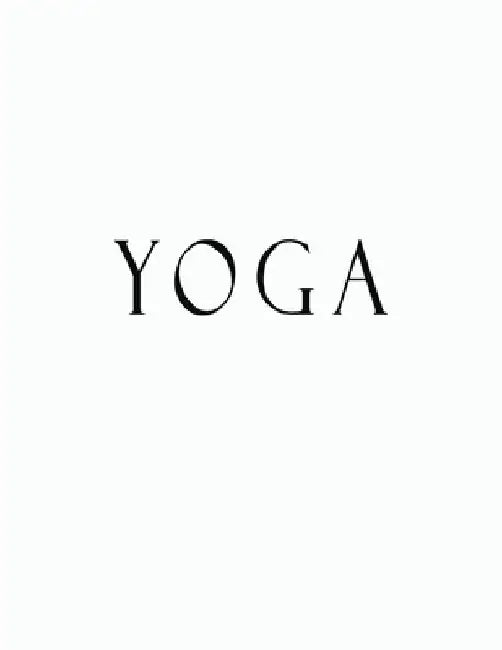 Yoga: Black and White Decorative Book to Stack Together on Coffee Tables, Bookshelves and Interior Design - Add Bookish Char by Bookish Charm Decor