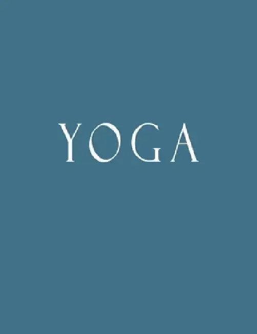 Yoga: Decorative Book to Stack Together on Coffee Tables, Bookshelves and Interior Design - Add Bookish Charm Decor to Your by Bookish Charm Decor