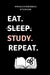 #maschinenbau Studium Eat. Sleep. Study. Repeat.: A5 Studienplaner für Maschinenbau Studenten - Ingenieure - Studium - Semesterplaner - Geschenkidee A by Ingenieurstudent Geschenk