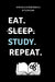 #maschinenbau Studium Eat. Sleep. Study. Repeat.: A5 Studienplaner für Maschinenbau Studenten - Ingenieure - Studium - Semesterplaner - Geschenkidee A by Ingenieurstudent Geschenk