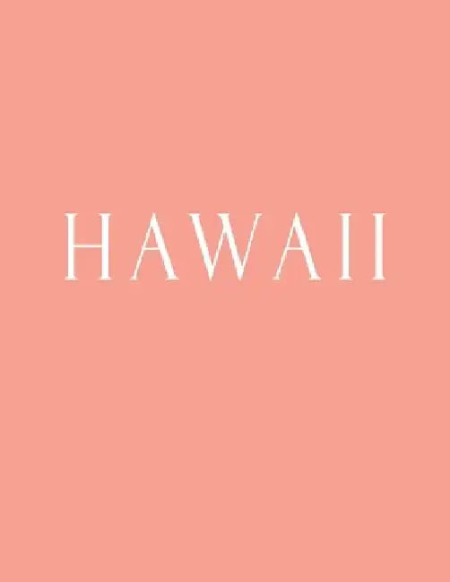 Hawaii: Decorative Book to Stack Together on Coffee Tables, Bookshelves and Interior Design - Add Bookish Charm Decor to Your by Bookish Charm Decor