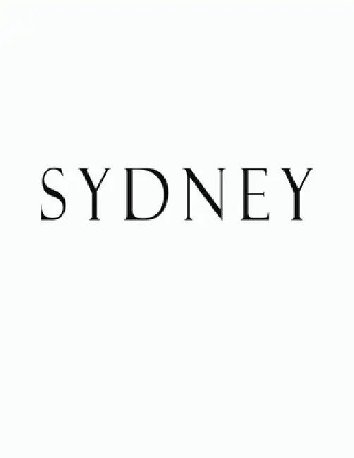 Sydney: Black and White Decorative Book to Stack Together on Coffee Tables, Bookshelves and Interior Design - Add Bookish Char by Bookish Charm Decor