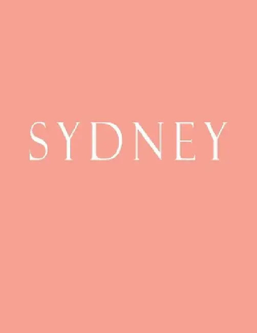 Sydney: Decorative Book to Stack Together on Coffee Tables, Bookshelves and Interior Design - Add Bookish Charm Decor to Your by Bookish Charm Decor
