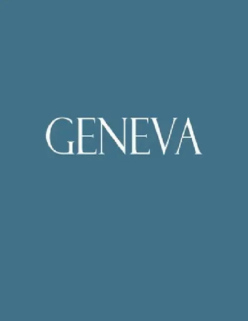 Geneva: Decorative Book to Stack Together on Coffee Tables, Bookshelves and Interior Design - Add Bookish Charm Decor to Your by Bookish Charm Decor